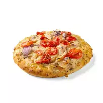 Mini pica su vištiena, pomidorais ir svogūnais