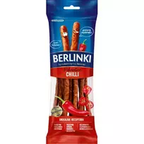 Kabanos dešrelės su aitriomis paprikomis BERLINKI, 85 g
