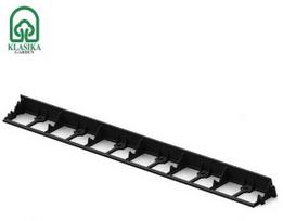 Bikuvalt Plastikinis vejos bortas, juodas 7,8 x 100 cm