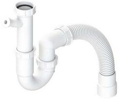 Lavabo Aps Tapwell Vandens sifonas A2 lanksti žarna 350 mm balta