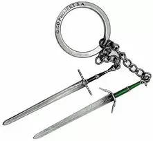 Cenega Good Loot Geras grobis – „The Witcher 3 Geralt“ dviejų kardų raktų pakabukas