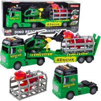 Lean Toys Gyvūnų Gelbėjimo Rinkinys su Dinozauru ir Sraigtasparniu