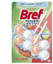WC valiklis-gaiviklis BREF POWER AKTIV GRAPEFRUIT, 2×50 g