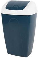Šiukšliadėžė plastikinė 50 l 33,5x43x69 cm mėlynos spalvos Urban Living 34353
