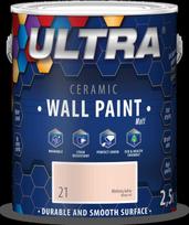 Interjero dažai ULTRA ceramic, melionų kalva (21), 0,7 l
