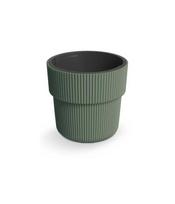 Prosperplast Plastikinis vazonas MILLY, su įdėklu, žalios sp., 30 x 28,5 cm