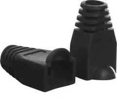 Netrack RJ45 8p juodas kištukas (100 vnt.) (105- 84)