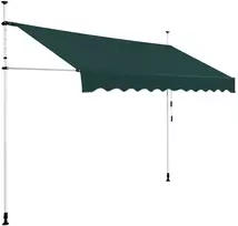 Koduva Spaudžiamas balkono markizė 300 cm žalia