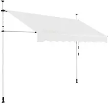 Koduva 300x120cm ištraukiamas balkono markizės stogelis, smėlio spalvos