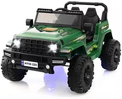 Koduva 24V 2 vietų vaikų elektrinis automobilis žalias