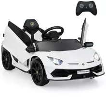 Koduva Lamborghini 12V Elektrinis Vaikiškas Automobilis Baltas