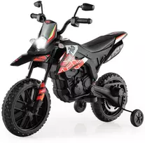 Koduva 12V vaikų elektrinis motociklas Aprilia raudonas