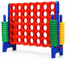 Koduva Jumbo Connect 4 lauko žaidimas su 42 žiedais mėlynas
