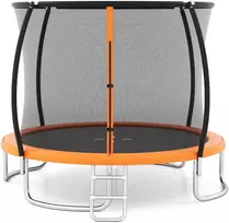 Koduva Lauko sunkiojo trampolinas su apsauginiu tinklu - oranžinė