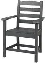 Koduva Lauko Adirondack kėdė HDPE pilka