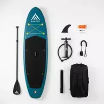 EXTRALINK DESKA SUP 320x81x15CM POMPOWANA Rinkinys + AKCESORIA SUP-3025