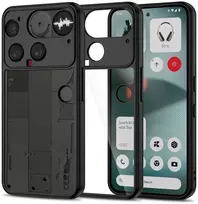 Dėklas Nothing Phone (3) - Skaidrus-Juodas