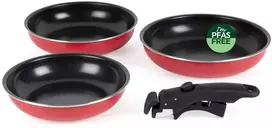 Russell Hobbs RH03995 Riviera 4-Piece Smart Clip Fry Pan Set