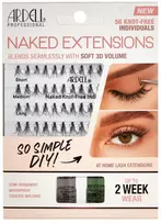 Ardell Naked Extensions Soft 3d Volume X 56 Knot-Free Individuals Juodas 1 U