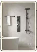 LED vonios veidrodis 80 x 60 cm