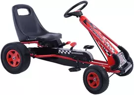 Pedalinis kartingas Raudonas