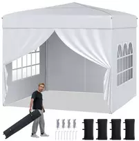 Paviljonas 290 x 290 x 230–248 cm