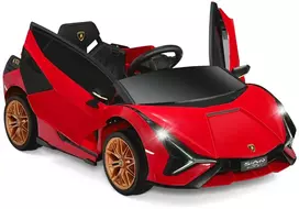 Elektrinis automobilis 12 V raudonas