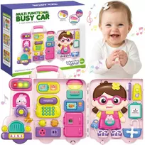 Woopie Baby WOOPIE Interactive Manipulative Board Busy Car Suitcase 3in1 Sound Light