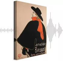 Paveikslas Aristide Bruant savo kabarete