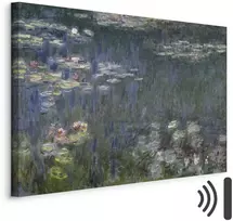 Paveikslas Claude Monet - Vandens lelijos. Žali atspindžiai
