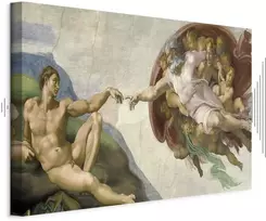 Paveikslas Michelangelo - Adomo sutvėrimas II