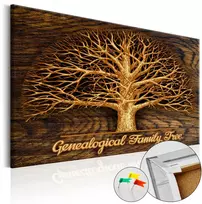 Kamštinis žemėlapis - Šeimos medis kamštinė lenta