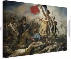Paveikslas Eugène Delacroix - Laisvė vedanti žmones