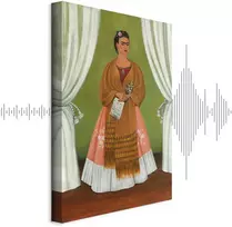 Paveikslas Frida Kahlo - Autoportretas, skirtas Leonui Trockiui