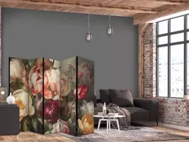 Pertvara - Žydintys bijūnai - ryškios gėlės saulės nutviekstos - 5 dalių