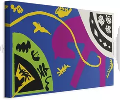 Paveikslas Henri Matisse - Arklys, raitelis ir klounas (iš Jazz)