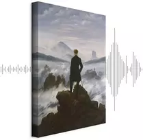 Paveikslas Caspar David Friedrich - Klajūnas virš rūko jūros
