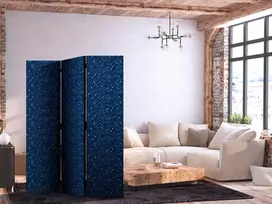 Pertvara - Kosminės inspiracijos - raštas su žvaigždėmis ir žvaigždynais tamsiame fone - 3 dalių