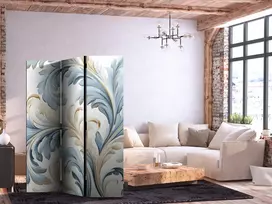 Pertvara - Barokiniai ornamentai šviesiais kreminiais mėlynais tonais - 3 dalių
