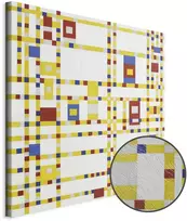 Paveikslas Piet Mondrian - Broadway Boogie Woogie