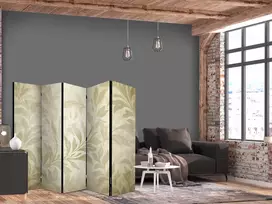 Pertvara - Botaninis motyvas su lapais ir vijokliais smėliniais tonais - 5 dalių