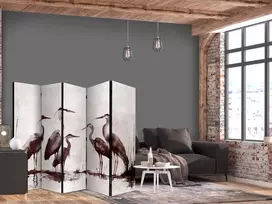 Pertvara - Gervės pieštos tušu - 5 dalių
