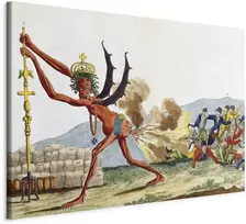 Paveikslas XXL Jacques Louis David - Anglijos valdžios karikatūra