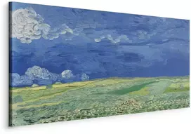 Paveikslas XXL Vincent van Gogh - Kviečių laukas po audros debesimis