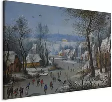 Paveikslas XXL Pieter Brueghel Jaunesnysis - Žiemos žaidimai