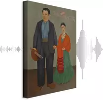 Paveikslas Frida Kahlo - Frida ir Diego Rivera