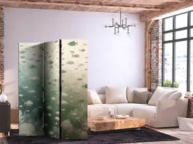 Pertvara - Žuvys ir įvairi augmenija - prislopintų pastelinių spalvų žuvys tarp vandenyno augmenijos - 3 dalių