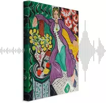 Paveikslas Henri Matisse - Moteris violetiniu paltu