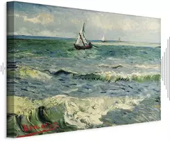 Paveikslas Vincent van Gogh - Jūros peizažas Sen Mari de la Mer