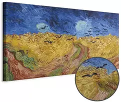 Paveikslas Vincent van Gogh - Kviečių laukas su varnomis